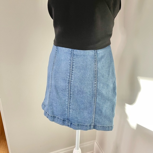 Free People Modern Femme Denim Mini - Picture 9 of 10